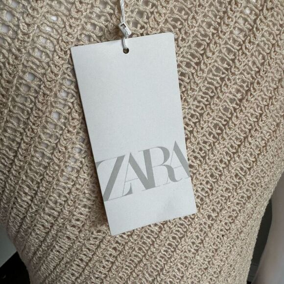 Zara Colorful Crotchet Dress Sleeveless Tank Mini Dress NWT - Picture 9 of 9